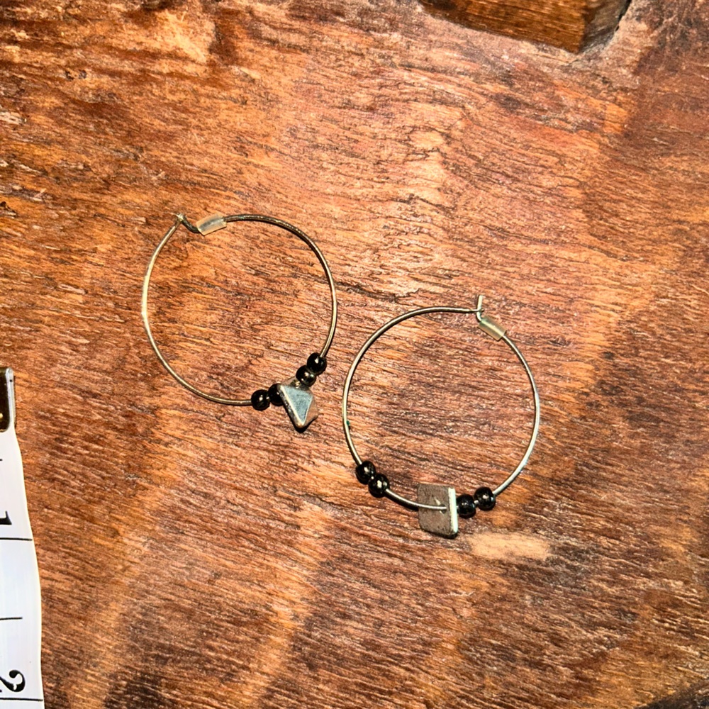 Aztec Style Hoops